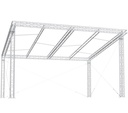 Strecha šikmá RSTS - 8x6 (TAF)