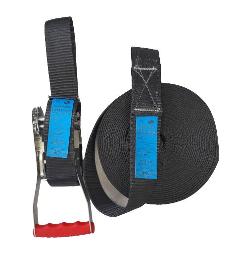 Ratchet Straps 5000kg -  6m Black